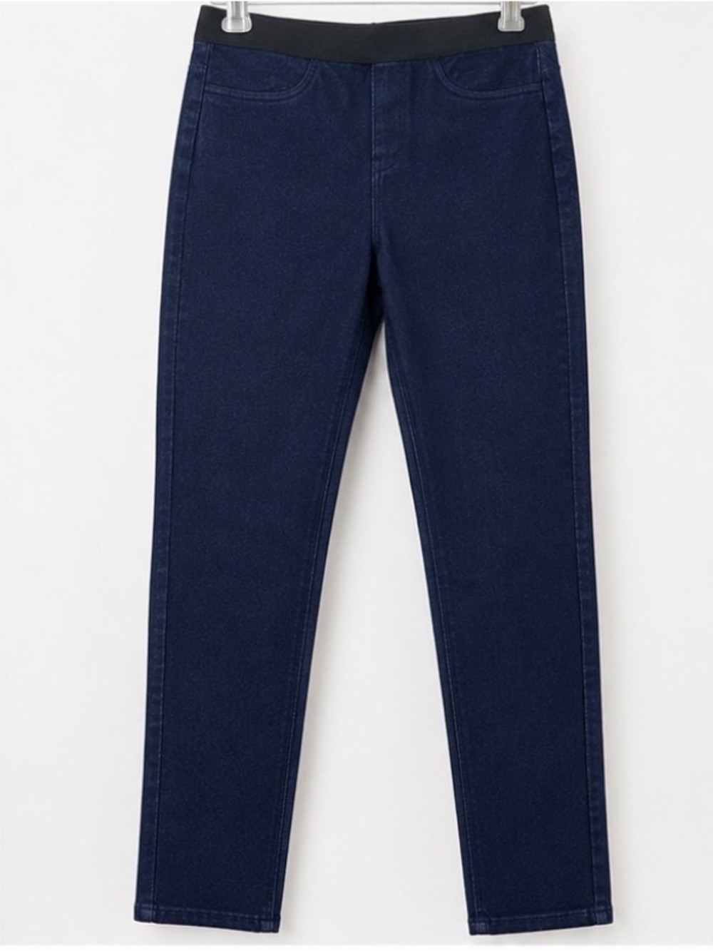 🆕 [A Ruby] Navy Denim Knit Pull On Jeans Stretch Jeggings XS NWT!